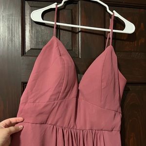 Bridesmaid Dress - Morilee - color Tosewood - size 18. Some alterations